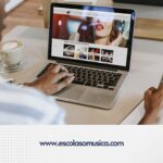 site para escola de musica