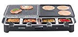 SEVERIN Raclette Partygrill con Piedra Natural y Plancha Reversible, 1.500 W aprox., Incl. 8...